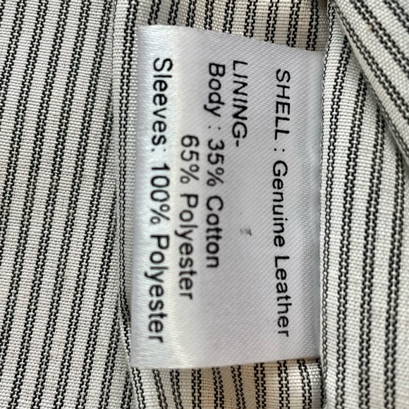 Missani Le Collezioni lamb skin Leather Jacket - Picture 6 of 8